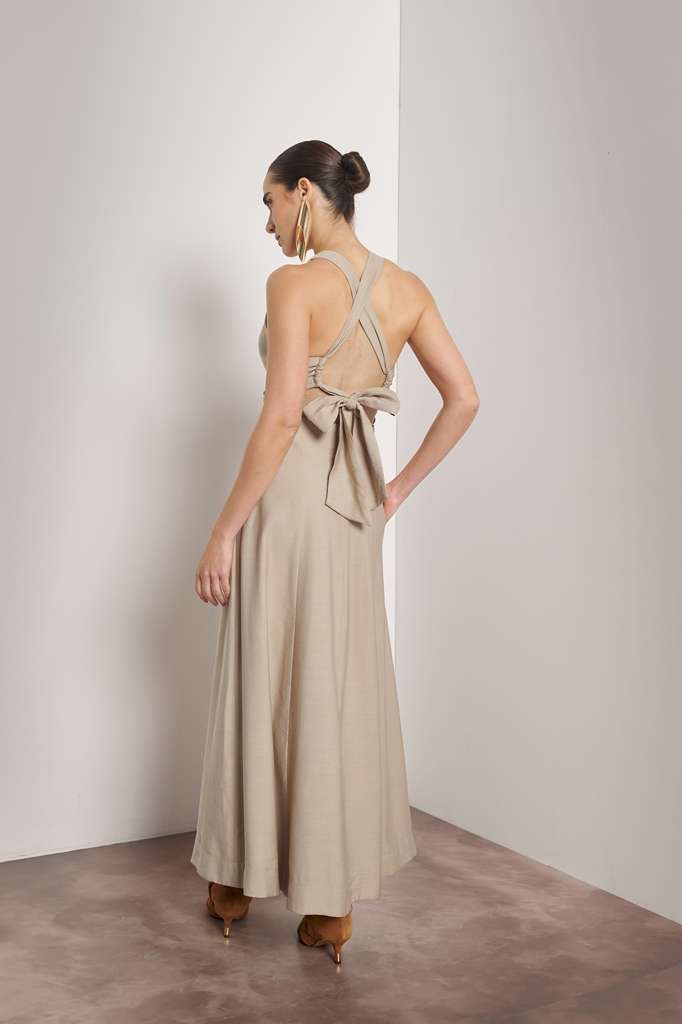 Bfly - Oversized Midi Dress Stones