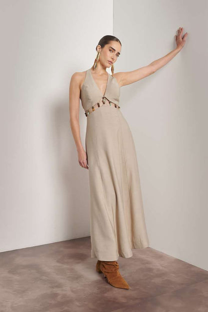 Bfly - Oversized Midi Dress Stones