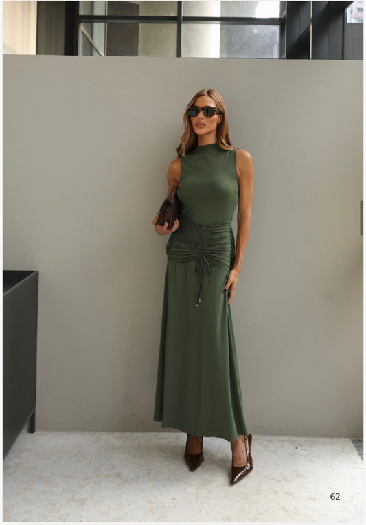 La Chocole - Vestido Begonia Gola Alta