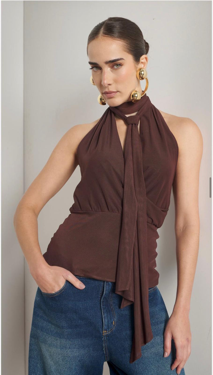Bfly - Scarf Collar Blouse