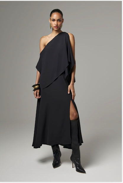 Lore - Asymmetrical Maxi Midi Dress