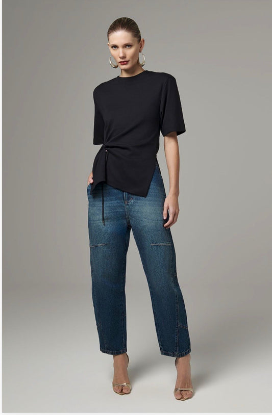 Lore - Side-Ruched T-Shirt
