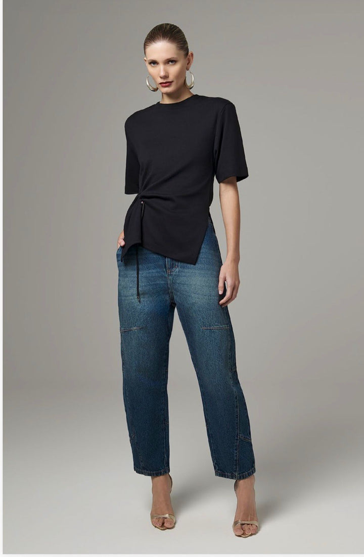 Lore - Side-Ruched T-Shirt