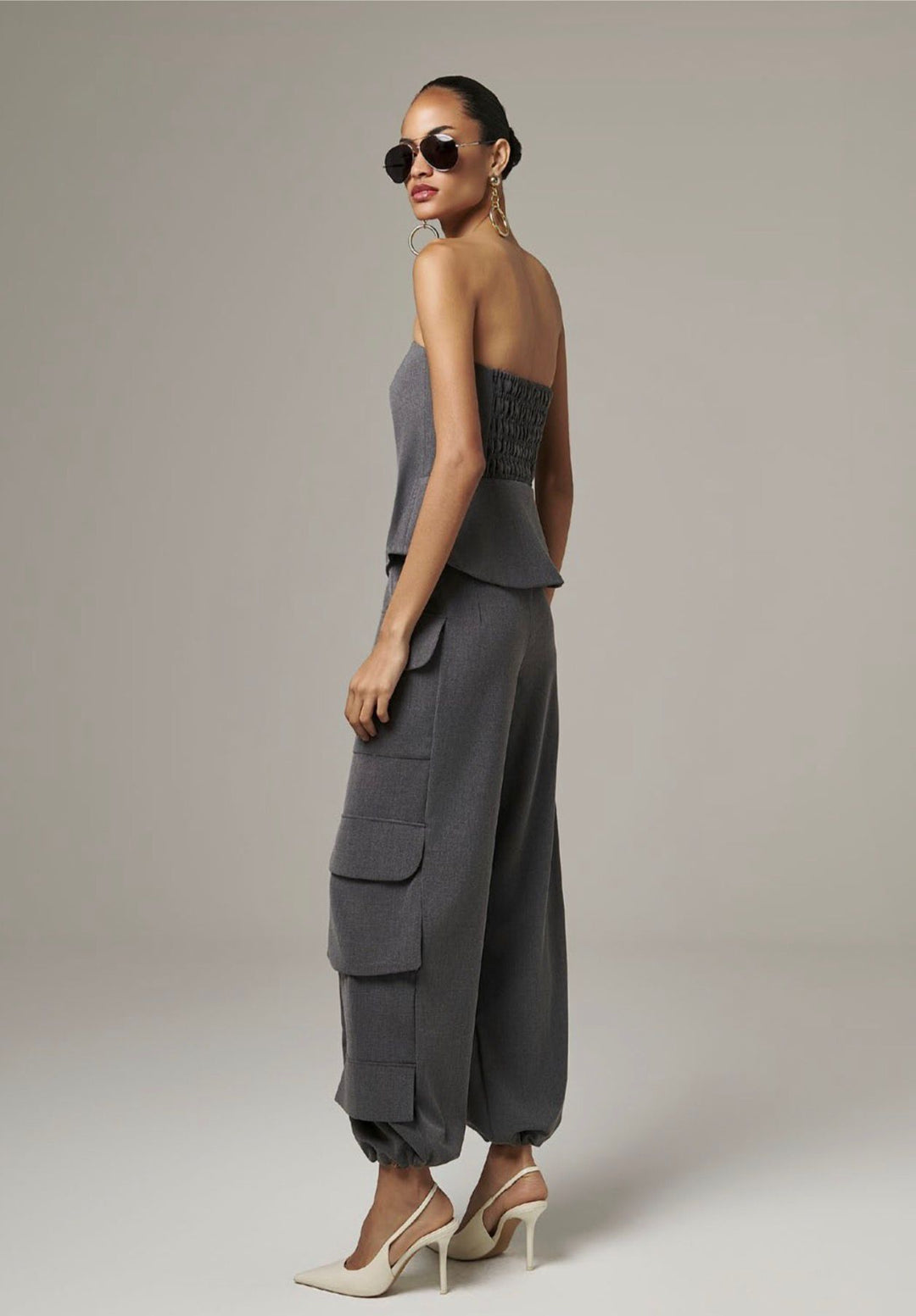 Lore - Frontral Zipper Corset Jogger Pants