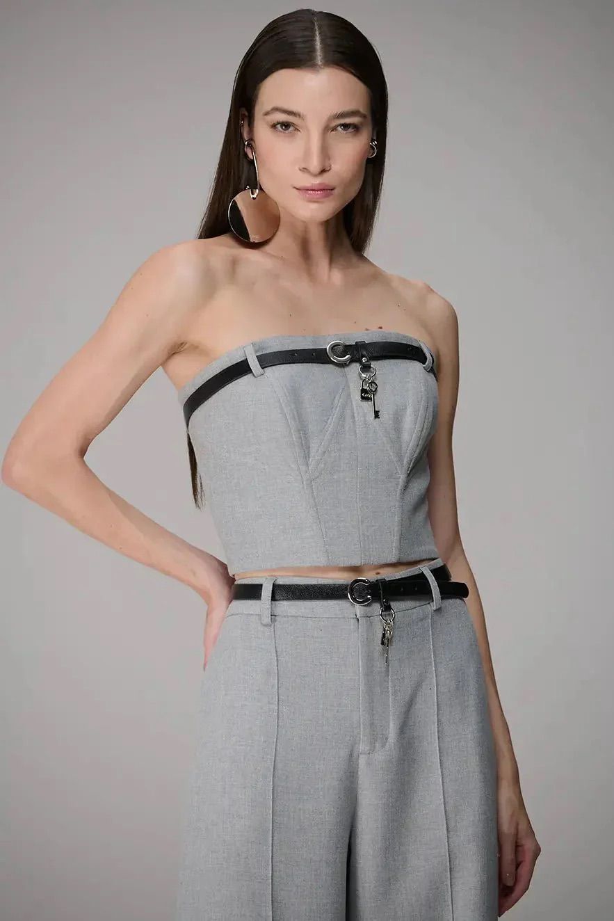 Caos - Strapless Corset Belt Leather