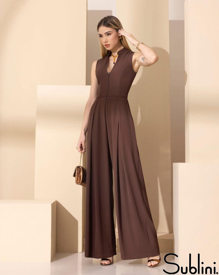 Sublini - Front Zip Jumpsuit