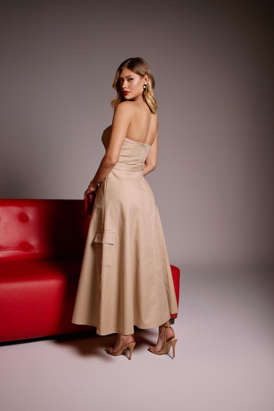 Contra Sensura - Strapless Cargo Dress