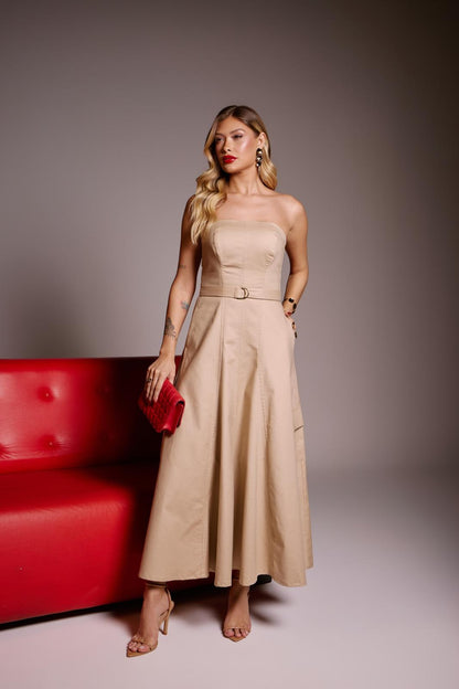 Contra Sensura - Strapless Cargo Dress