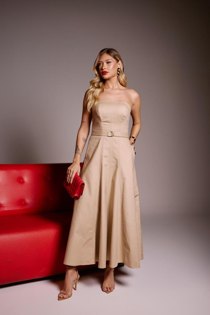 Contra Sensura - Strapless Cargo Dress