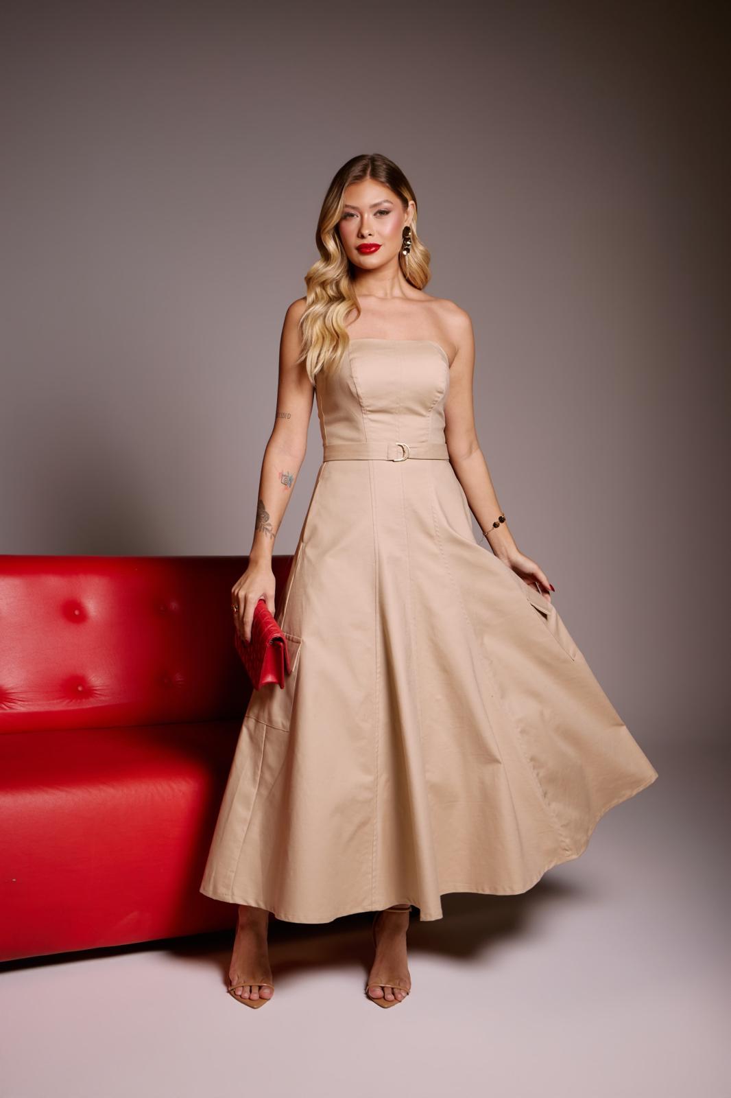 Contra Sensura - Strapless Cargo Dress