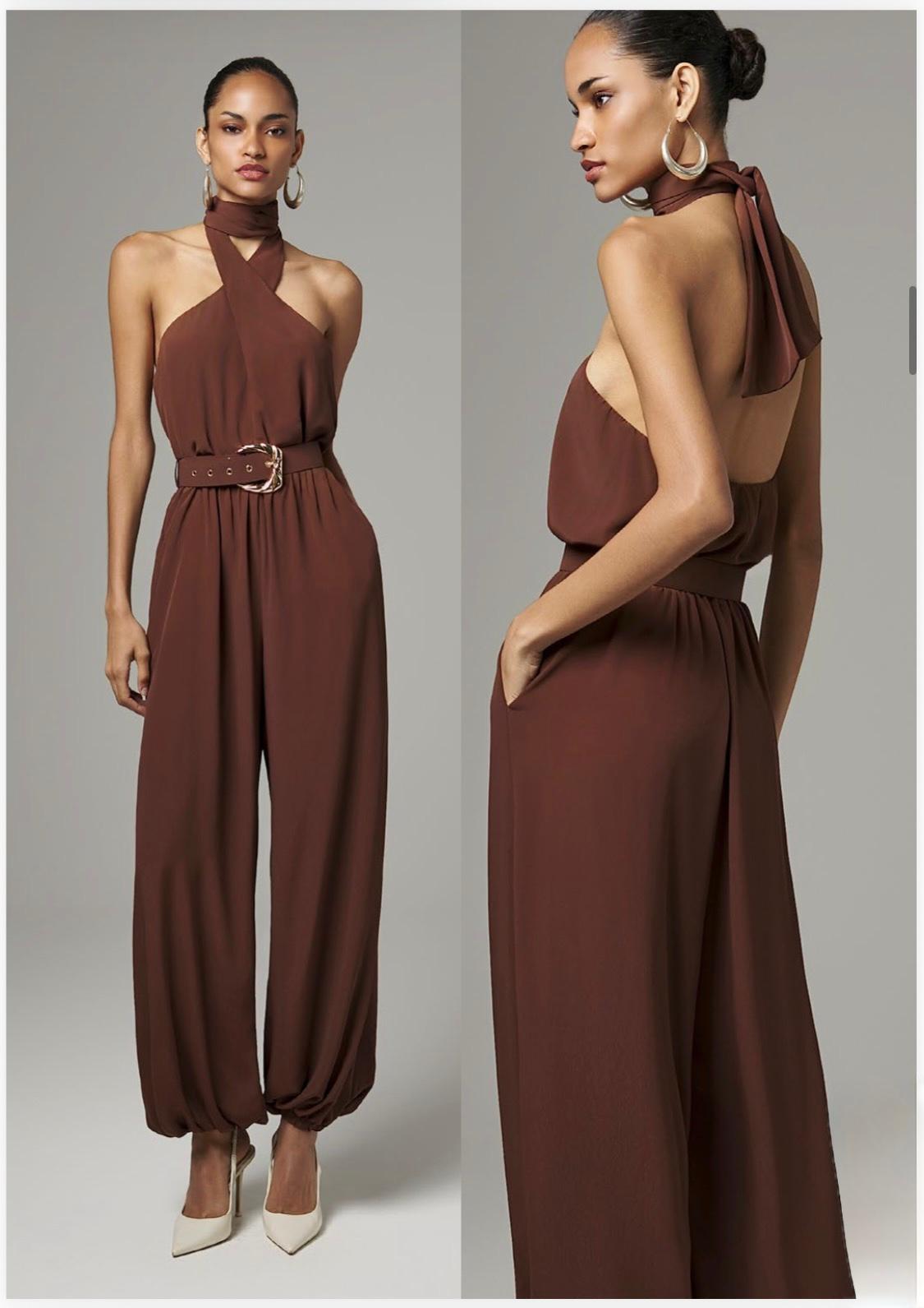 Lore - Halter Neck Aladdin Jumpsuit
