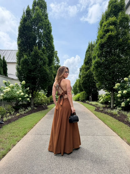 Bfly - Vestido Midi Superdimensionado Stones