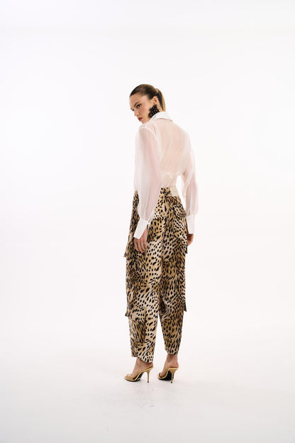 Kohde - Leopard Cargo Pants