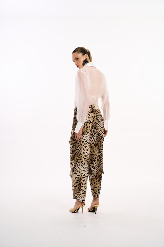 Kohde - Leopard Cargo Pants