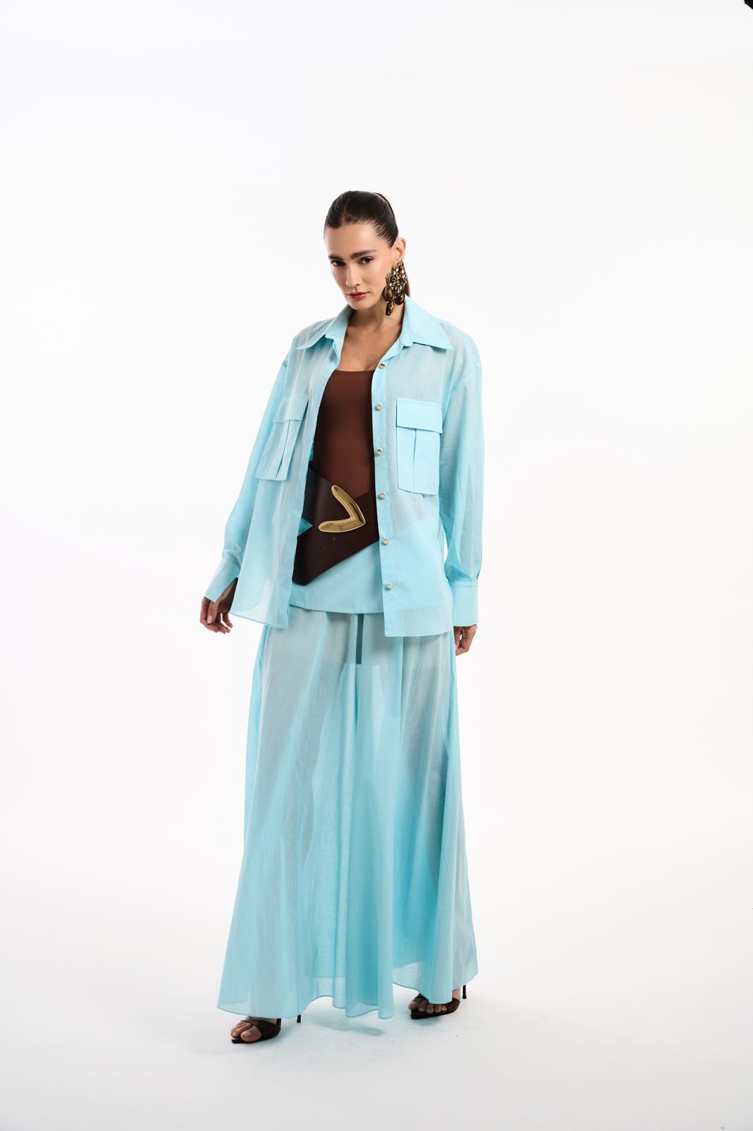 Kohde - Long Skirt Layered Yoke