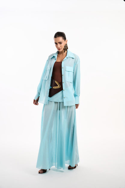 Kohde - Long Skirt Layered Yoke