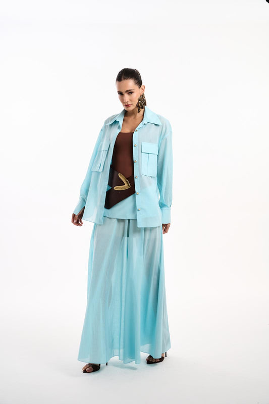 Kohde - Long Skirt Layered Yoke