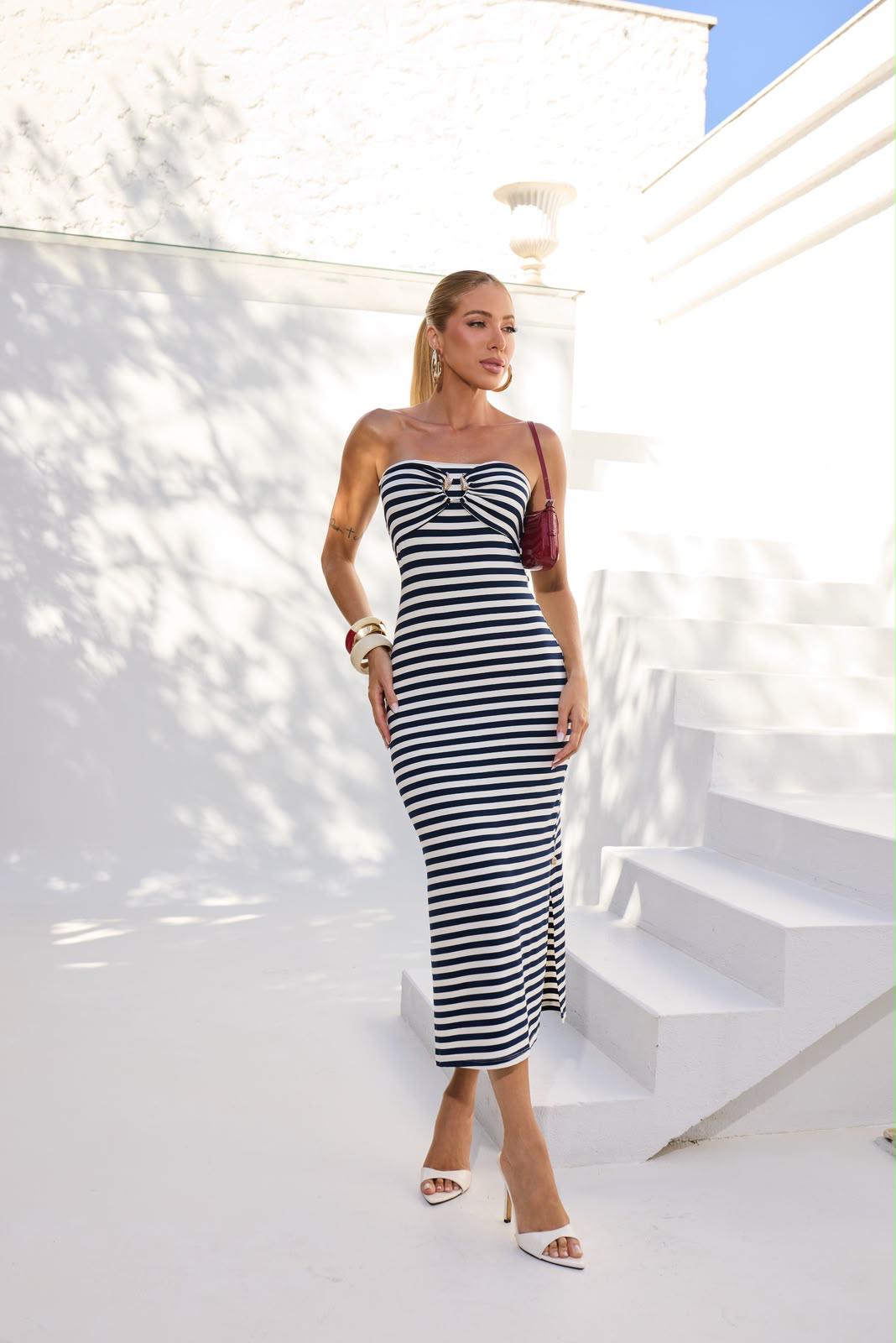 Remanescente - Striped Knit Dress