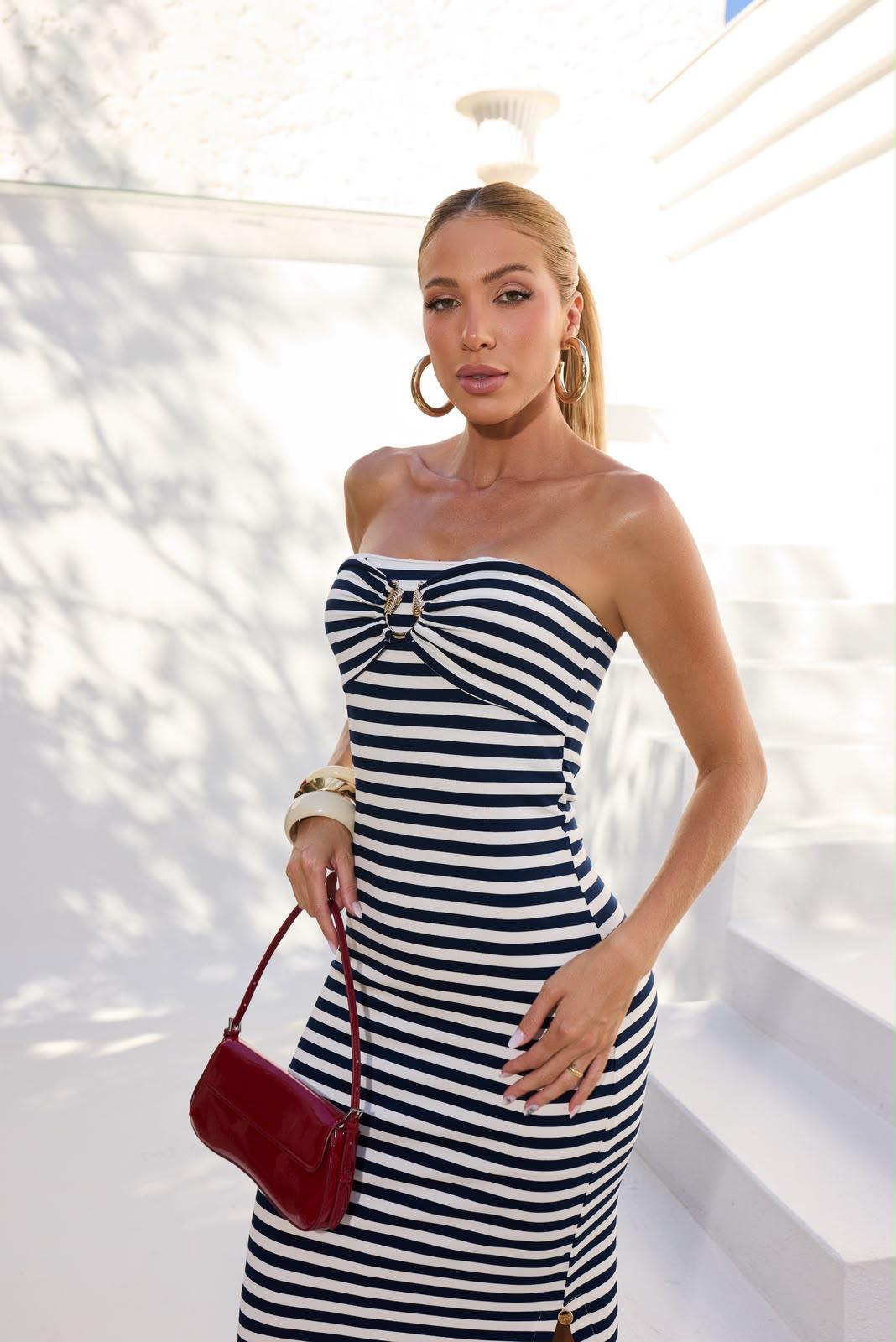 Remanescente - Striped Knit Dress