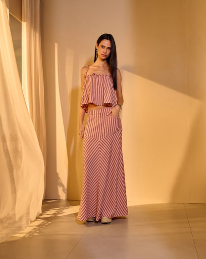 Bfly - Midi skirt with a circle top