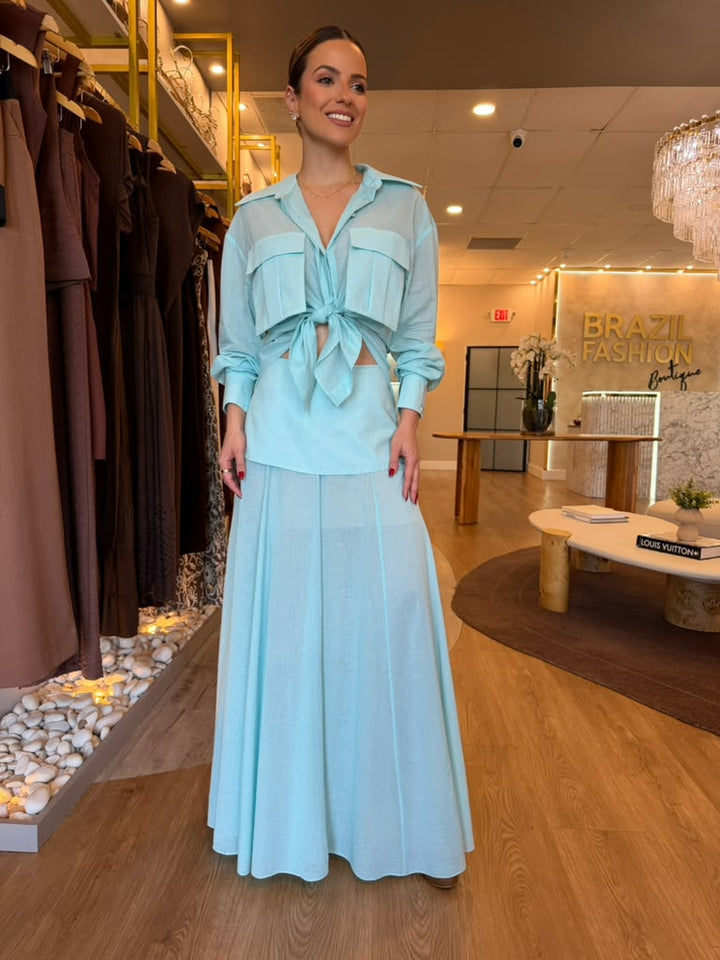 Kohde - Long Skirt Layered Yoke