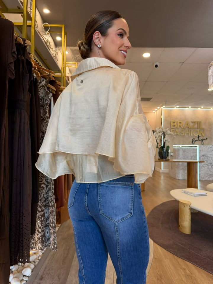 Bfly - Cropped Shirt Back Detail