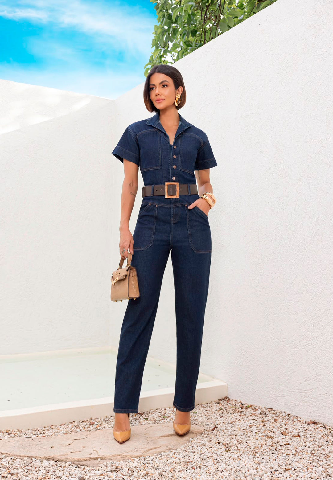 Remanescente - High Neck Jumpsuit
