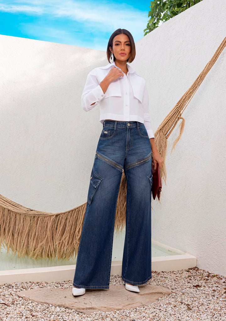 Remanescente - Wide Cargo Jeans