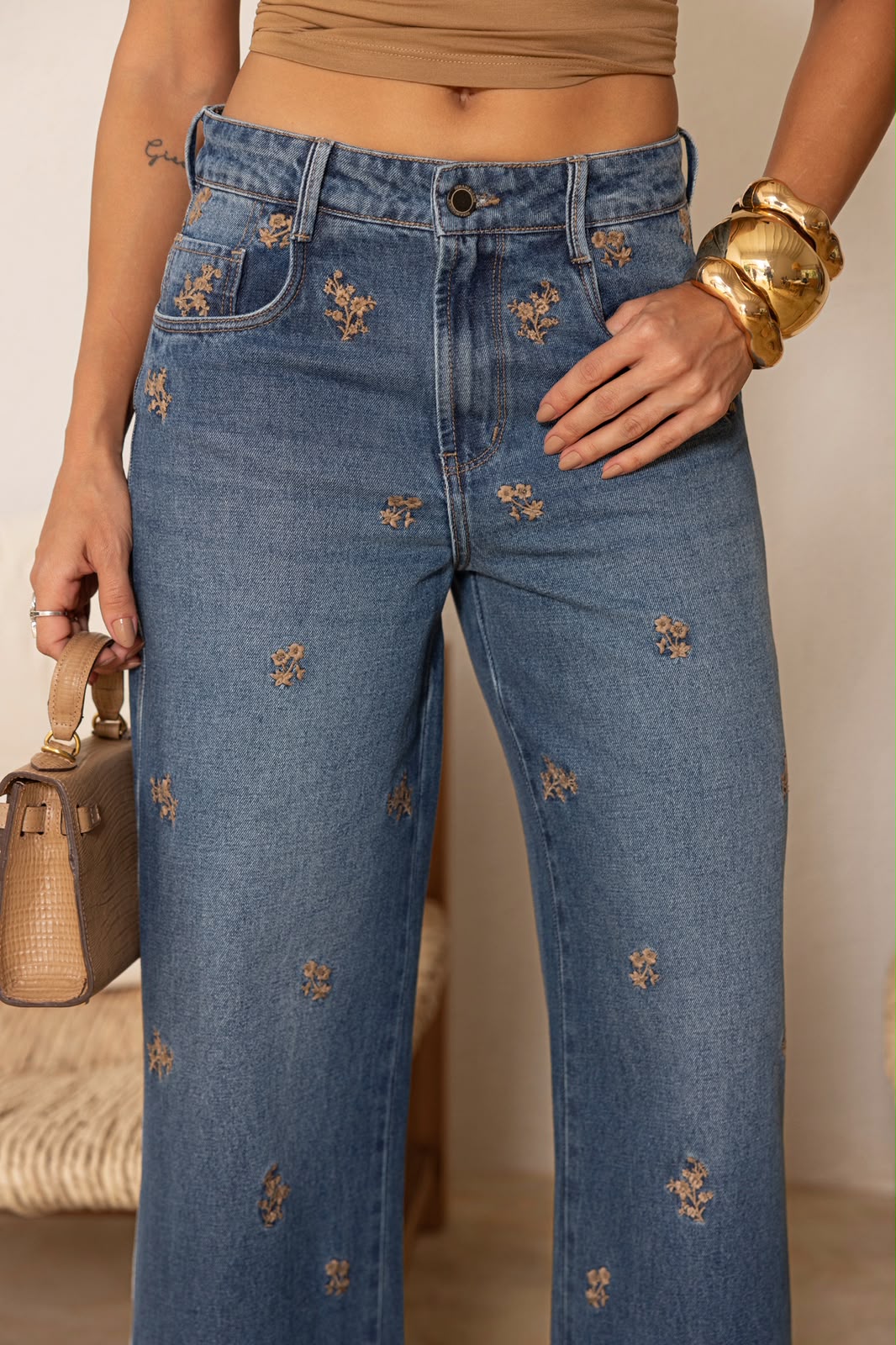 Remanescente - Embroidered Jeans