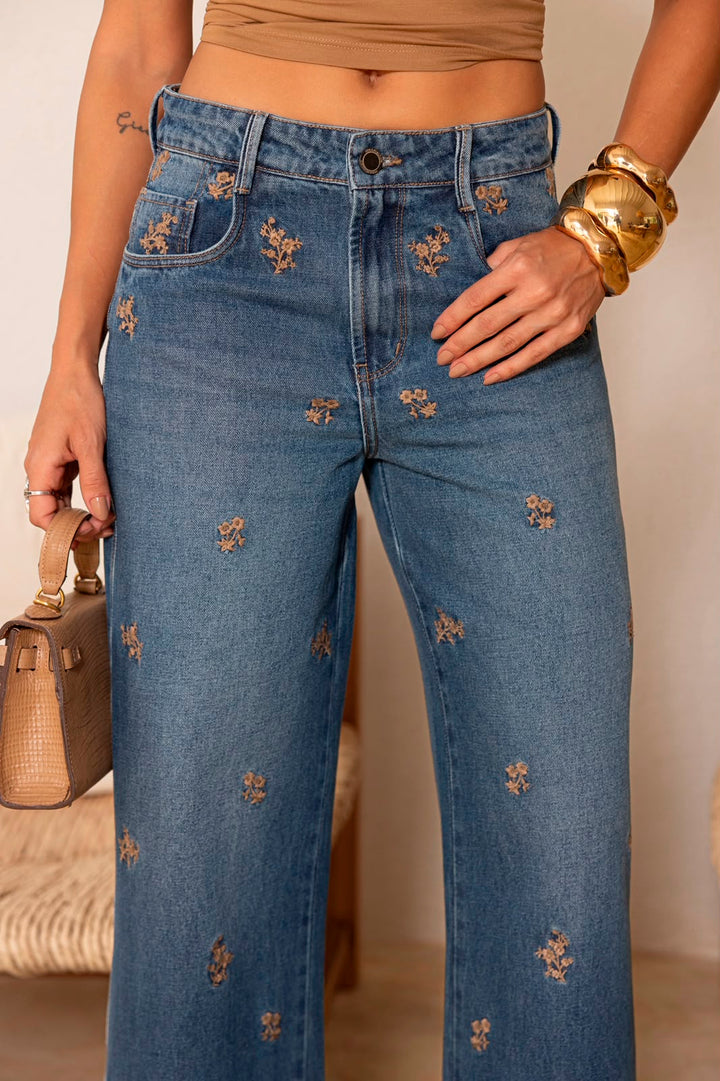 Remanescente - Embroidered Jeans