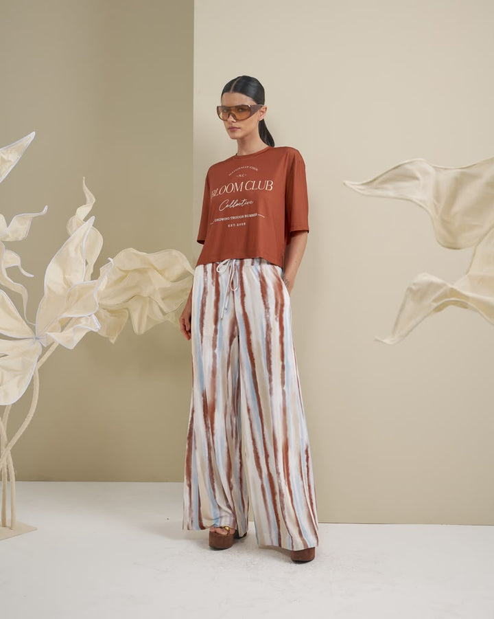 Bfly - Wide-Leg Trousers and T-Shirt Set