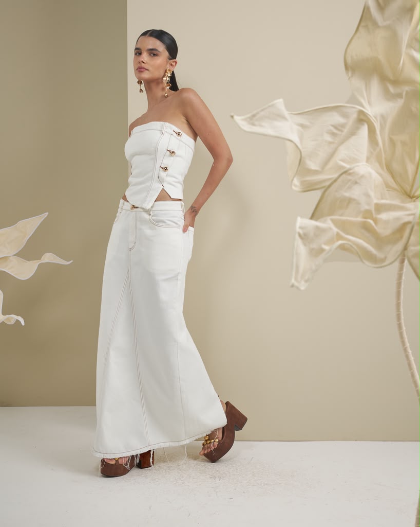 Bfly - Corset Buttoning and Skirt Set