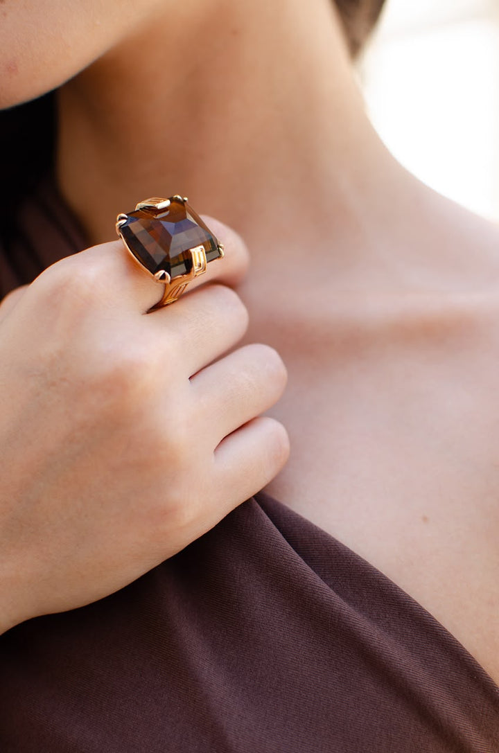 Nuria - Brown Stone Set