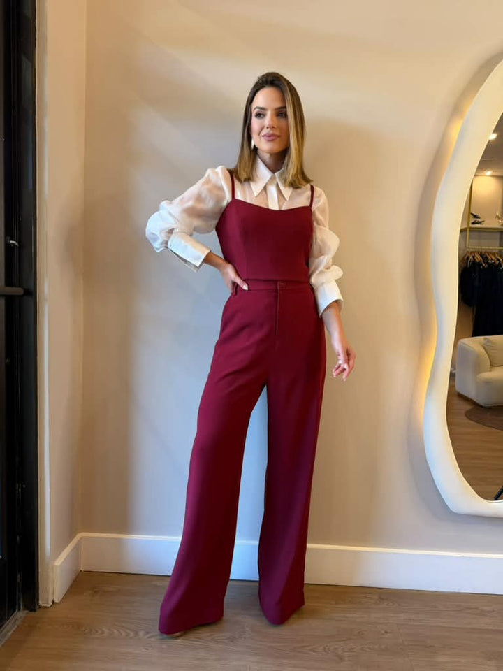 Isa Paes - Cropped Top W/ Pants Set