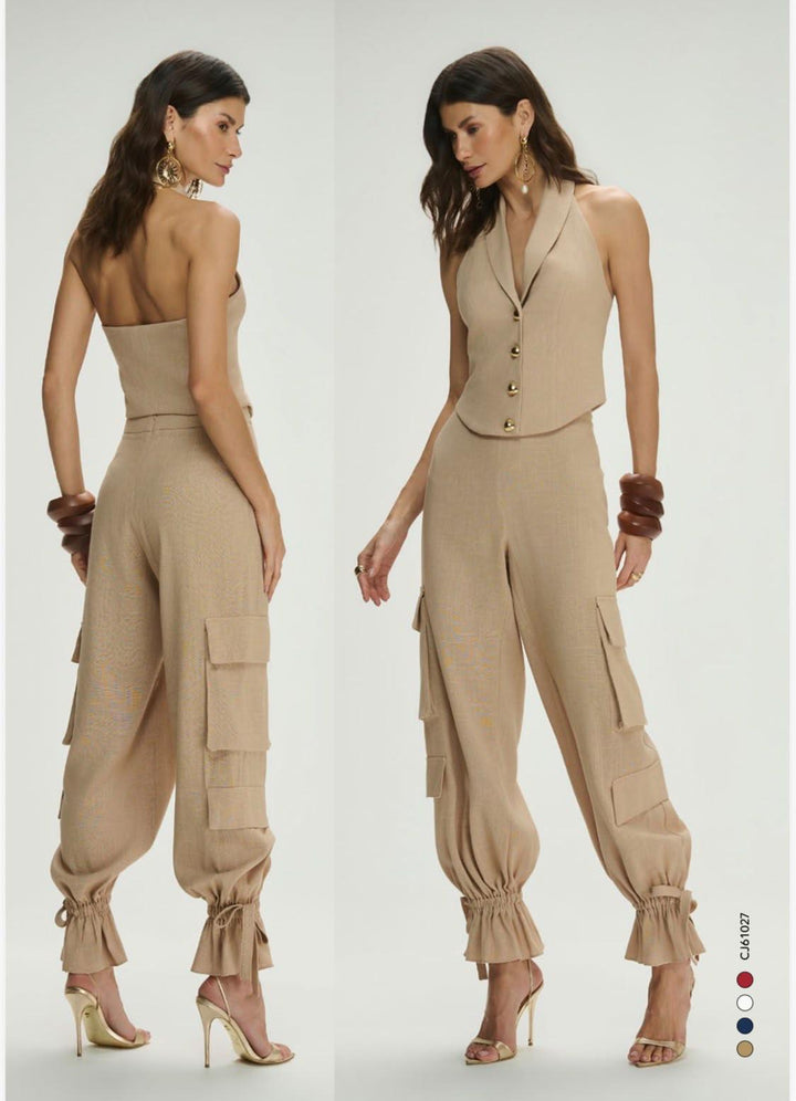 Lore - Cargo Pocket Pants and Vest Set