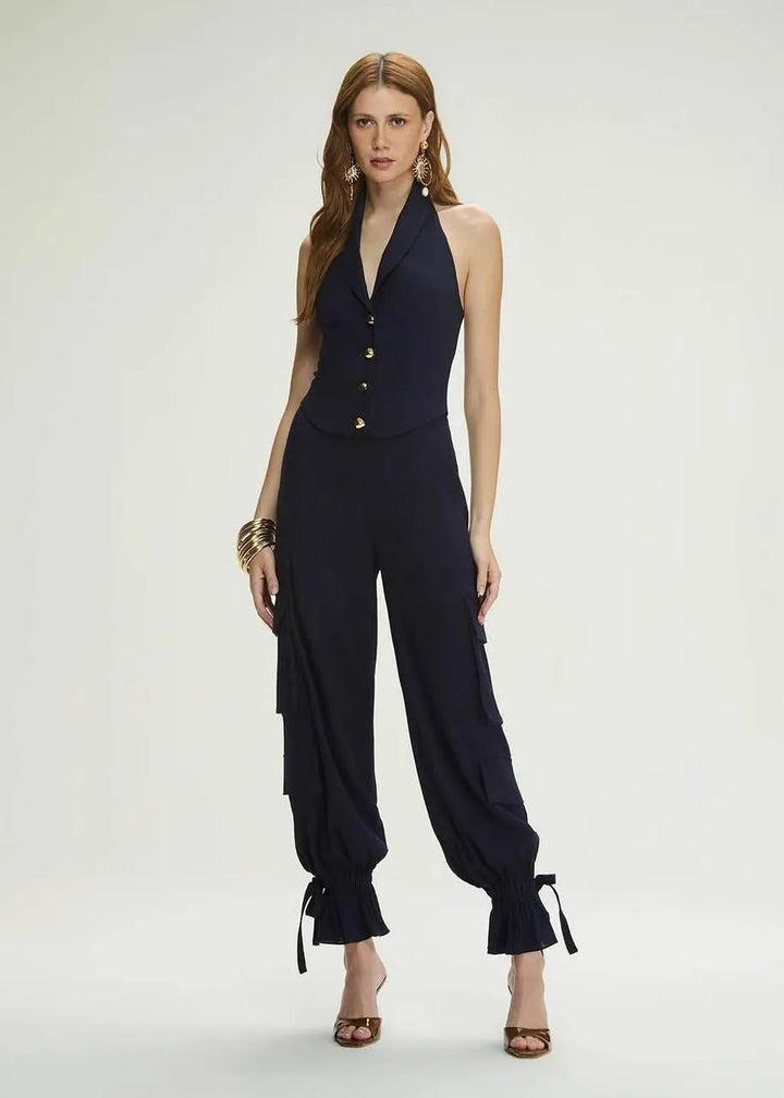 Lore - Cargo Pocket Pants and Vest Set