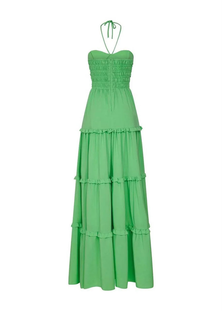 Lore - Long dress with Cutouts/ Ruffles