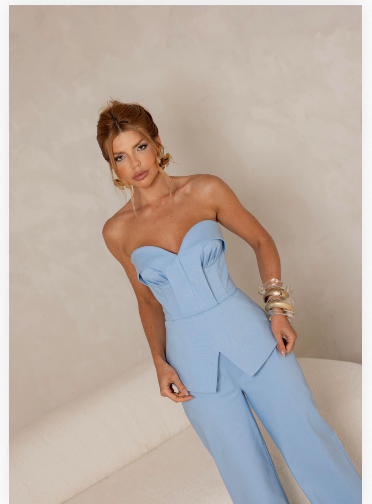 Closet Deluxe - Tailored Corset Jumpsuit