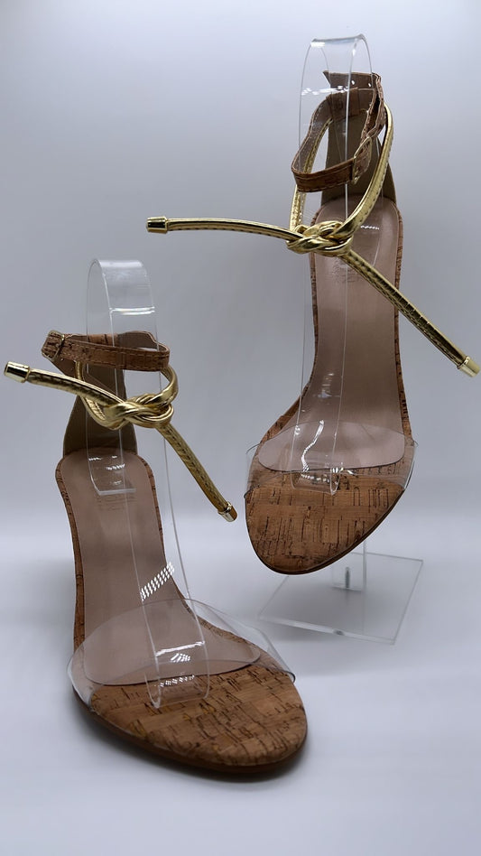 Bfb - Small Transparent Lace-Up Heel