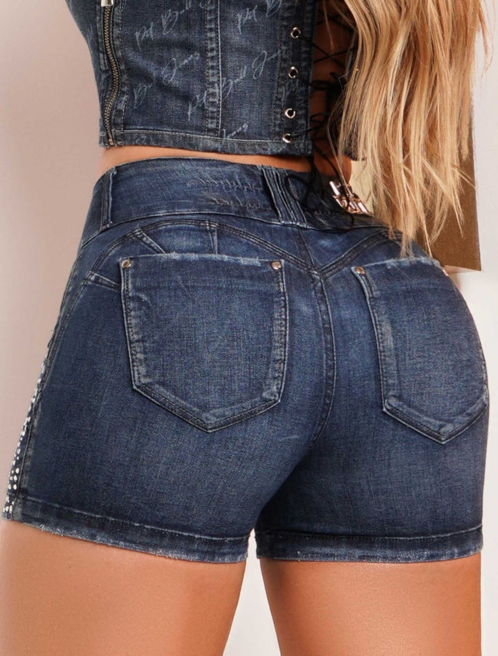 Pitbull - Shorts Glam with Side Sparkles