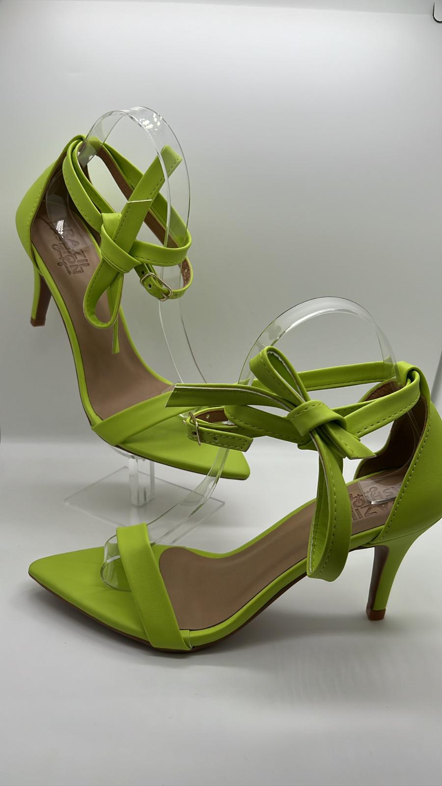 Bfb Shoes - Heel Sandals w/ Leaf Toe 2Strap