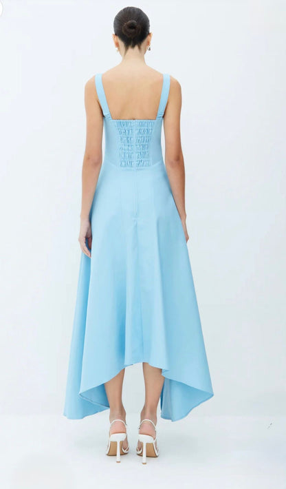Zen Oficial - Midi Dress w/ Elastic on Back