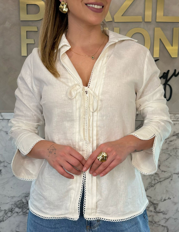 Skunk - Pleated Style Shirt