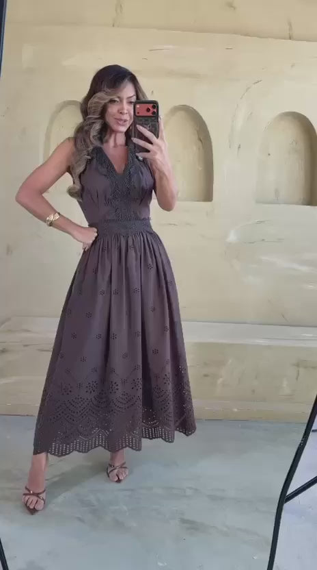 Contra Sensura - Eyelet Lace Dress