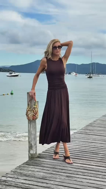 Contra Sensura - Draped Waist Dress