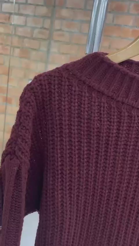 Contra Sensura - Sweater Blouse Buttons