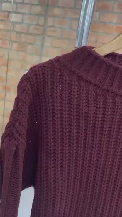 Contra Sensura - Sweater Blouse Buttons