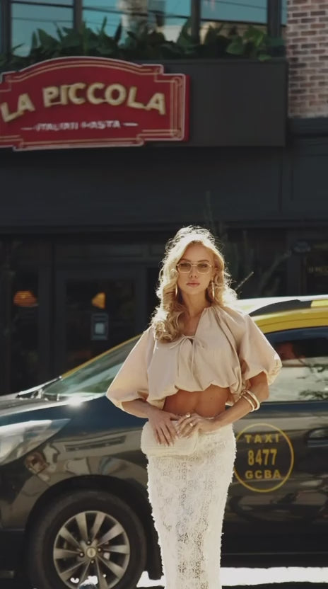 Bfly - Balloon Neckline Blouse