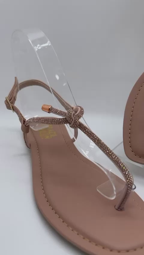 Bfb Shoes - Finger Flat W/ Rhinestones