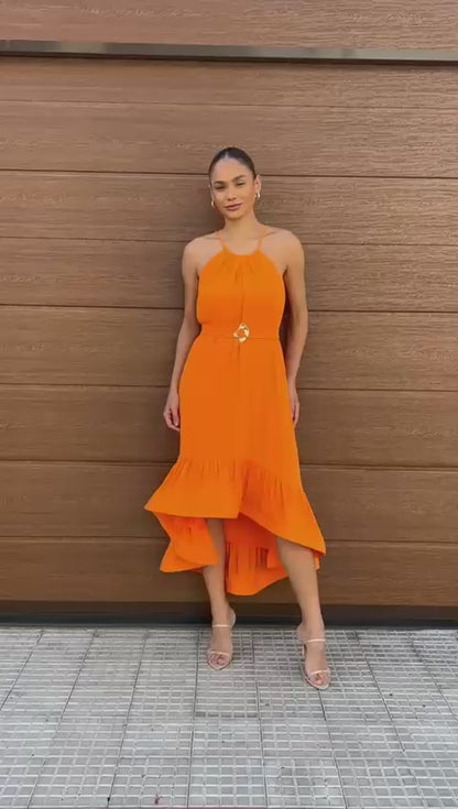 Isa Paes - Short Asymmetrical Dress
